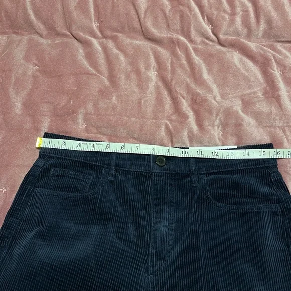 NWT Loft Dark Blue Corduroy Pants - Picture 4 of 5